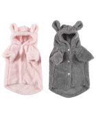 Manteau en fausse fourrure pour chien couleur aléatoire - 32x27x0.2 cm