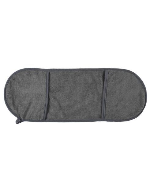 2 Serviettes microfibres pour chien gris - 65x24 cm