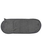 2 Serviettes microfibres pour chien gris - 65x24 cm