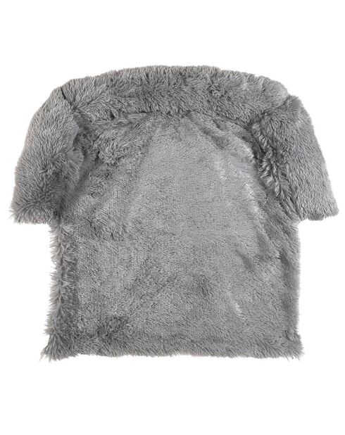 Jeté de lit pour animaux gris - 85x85x15 cm