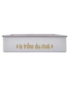 Bac à litière avec pelle gris - 42x31.5x9 cm