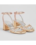 Sandales en Cuir Starlet multicolorees - Talon 5.5 cm