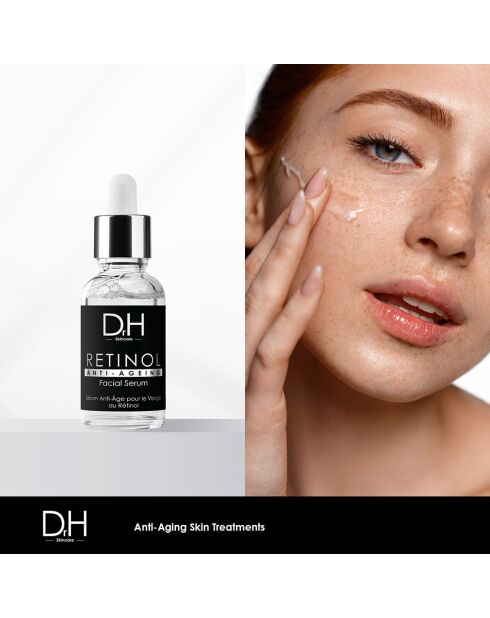 Sérum facial antienvejecimiento con retinol - 30 ml