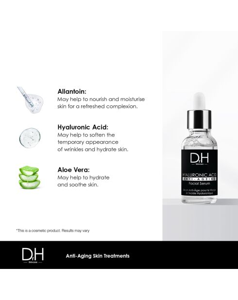 Anti-Aging-Gesichtsserum mit Hyaluronsäure - 30 ml