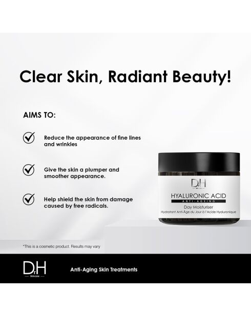 Anti-Aging-Tagescreme mit Hyaluronsäure - 60 ml