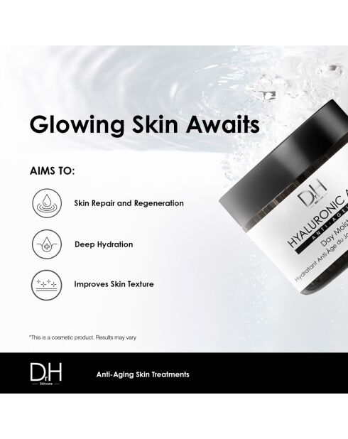 Anti-Aging-Tagescreme mit Hyaluronsäure - 60 ml