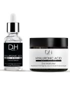 Hyalurinezuur gezichtsserum + dagcrème - 2 stuks