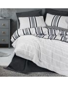Parure housse de couette Nobby anthracite
