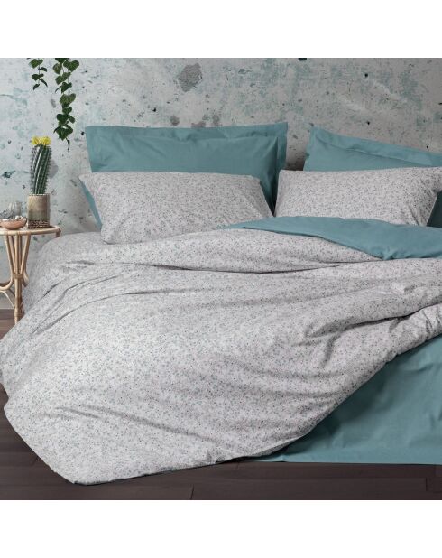 Parure housse de couette June menthe