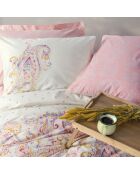 Parure housse de couette Muna rose