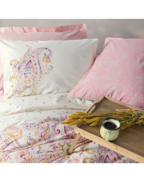 Parure housse de couette Muna rose