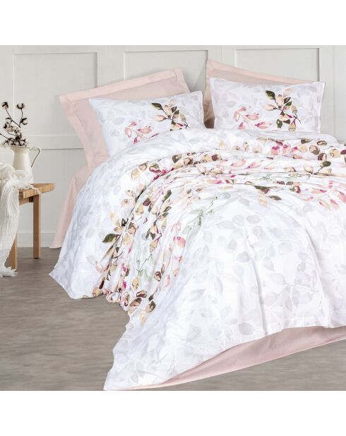 Parure housse de couette Brice beige