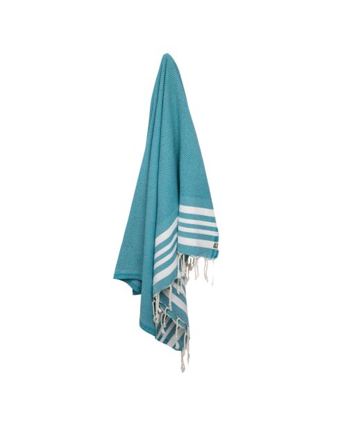 Fouta Newport Honeycomb Ente grün - 200x100 cm