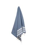 Newport blauwe spijkerbroek met honingraat fouta - 200x100 cm