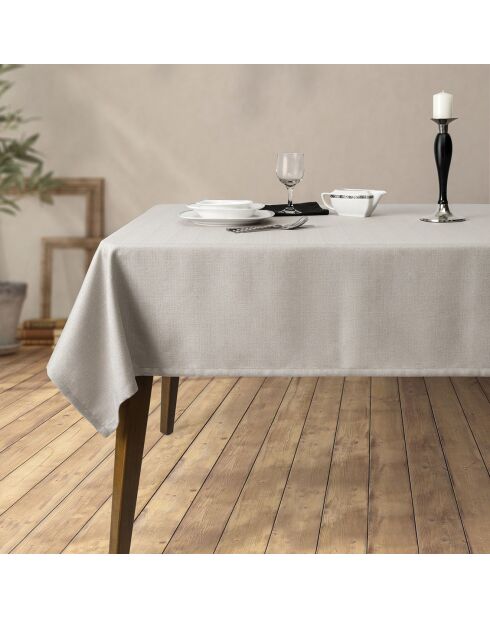 Mantel gris liso - 150x300 cm