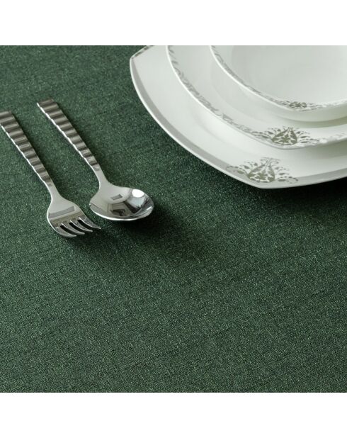 Tovaglia verde semplice - 150x300 cm