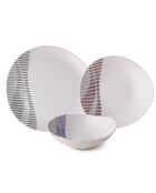 Service de table en Porcelaine beige - 24 pièces