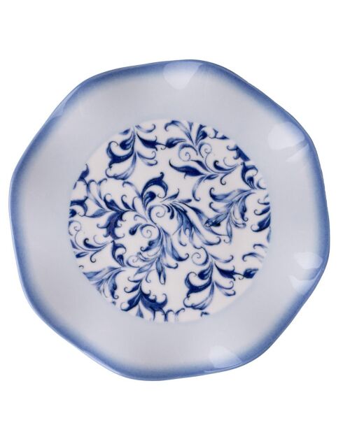 Service de table en Porcelaine multicolore - 24 pièces