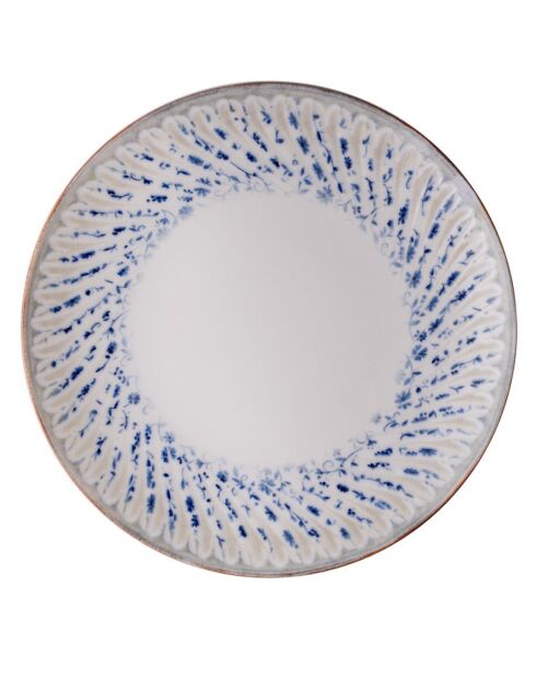 Set de vajilla de porcelana multicolor - 24 piezas