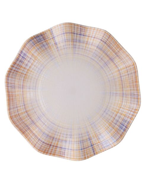 Servizio da tavola in porcellana multicolore - 24 pezzi