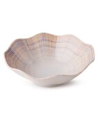Service de table en Porcelaine multicolore - 24 pièces