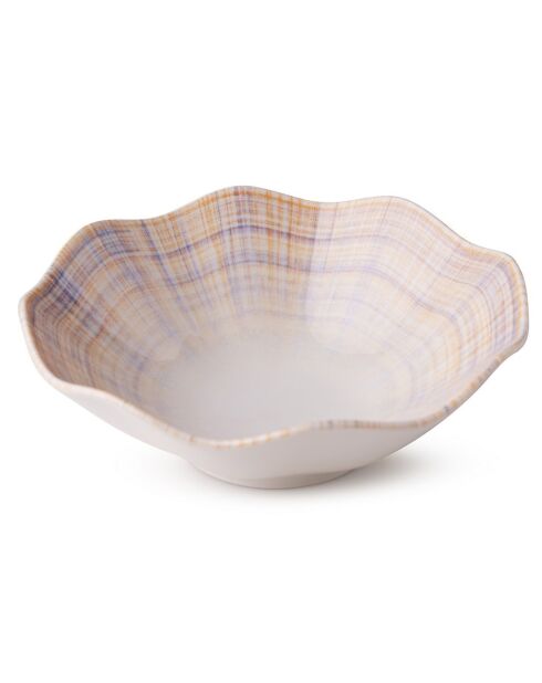 Service de table en Porcelaine multicolore - 24 pièces