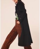 Manteau en Laine mélangée Ivane nuit
