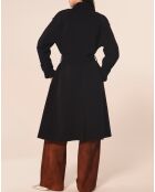 Manteau en Laine mélangée Ivane nuit