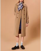 Manteau en Laine mélangée Ivane beige