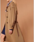 Manteau en Laine mélangée Ivane beige