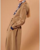 Manteau en Laine mélangée Ivane beige