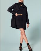 Manteau en Laine mélangée Maja bleu nocturne