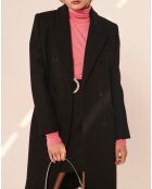 Manteau en Laine mélangée Marcus noir