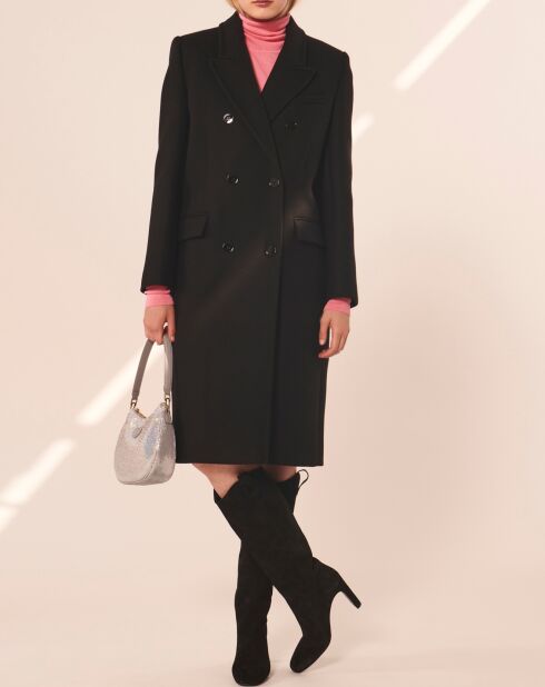 Manteau en Laine mélangée Marcus noir