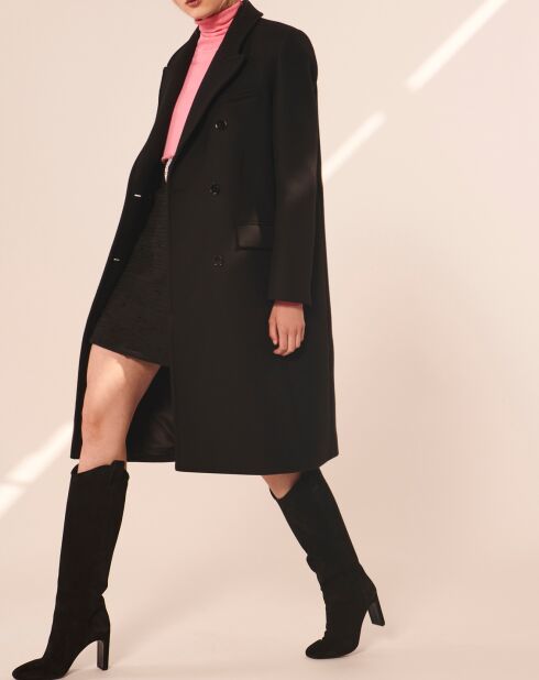 Manteau en Laine mélangée Marcus noir
