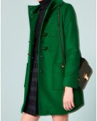Manteau en Laine mélangée Manoelli vert émeraude