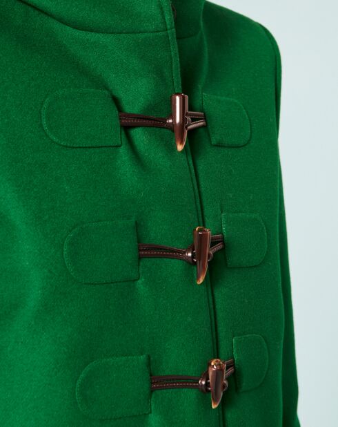 Manteau en Laine mélangée Manoelli vert émeraude