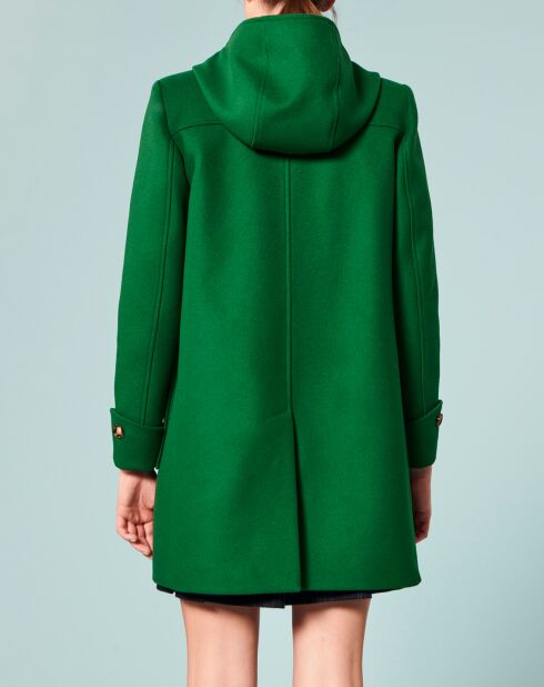 Manteau en Laine mélangée Manoelli vert émeraude