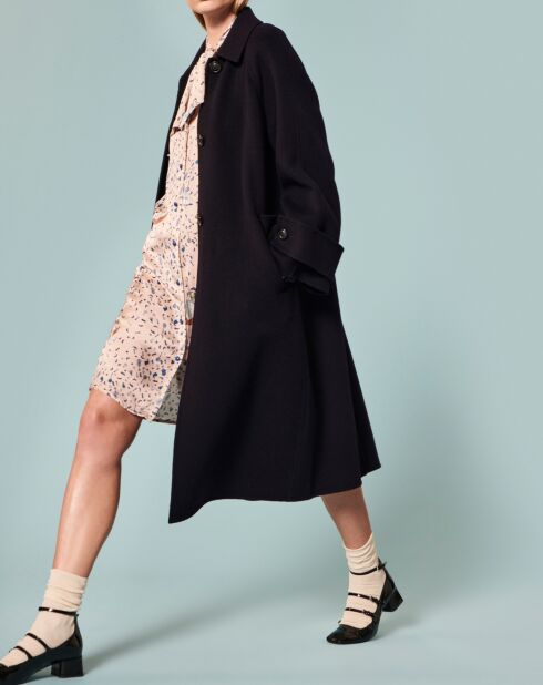 Manteau en Laine mélangée Maggy nuit
