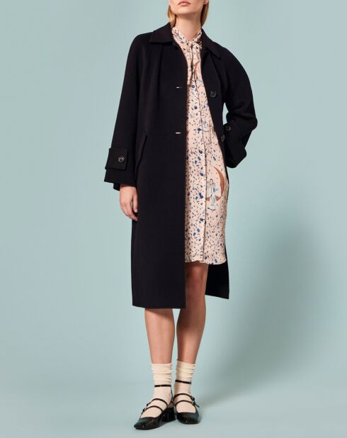 Manteau en Laine mélangée Maggy nuit