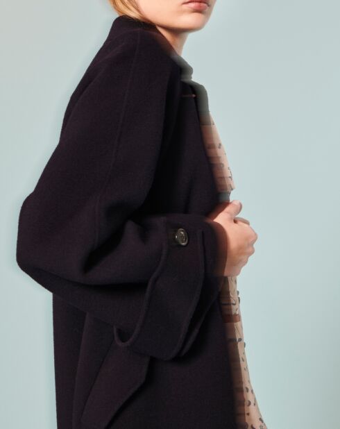 Manteau en Laine mélangée Maggy nuit