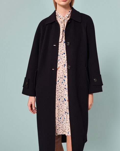 Manteau en Laine mélangée Maggy nuit