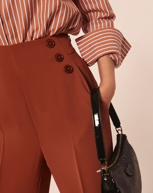 Pantalon Pilar marron