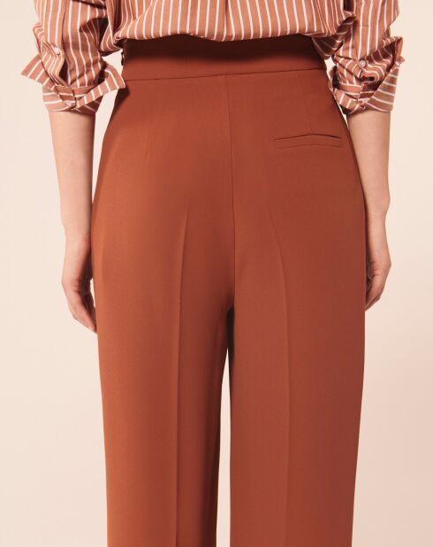 Pantalon Pilar marron