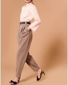 Pantalon en Laine mélangée Philadelphia beige