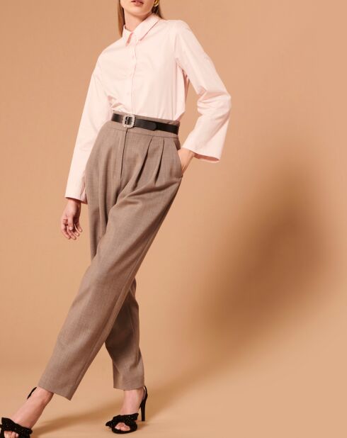 Pantalon en Laine mélangée Philadelphia beige