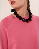 Pull en Laine & Alpaga Pema rose