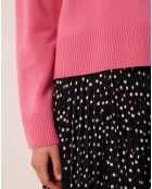 Pull en Laine & Alpaga Pema rose