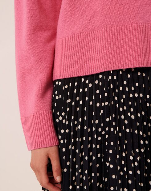 Pull en Laine & Alpaga Pema rose