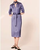 Robe Rocha bleu violet